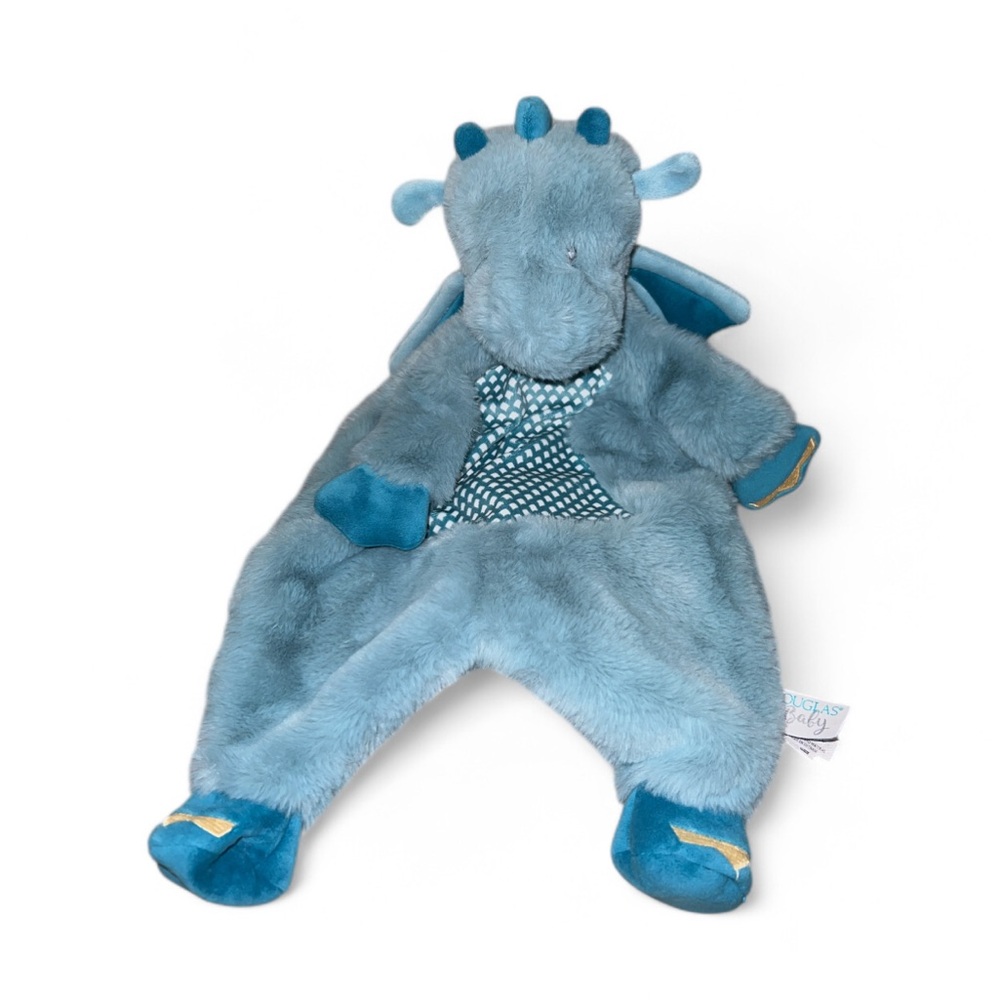 Douglas Baby Dragon Lovey Sshlumpie Lil Snugglers Stuffed Security Blanket Toy